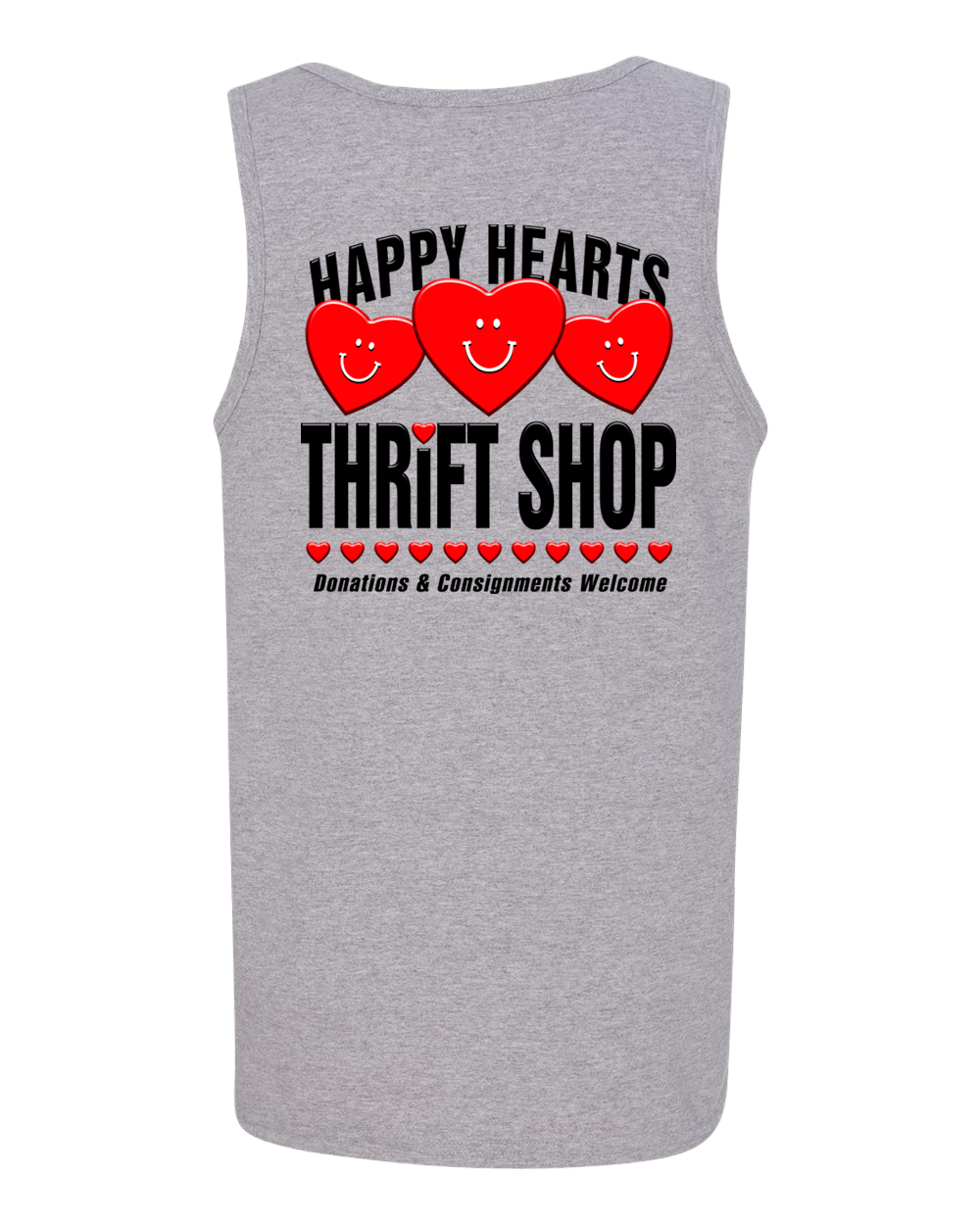 Custom Logo "Happy Hearts Thrift Shop"