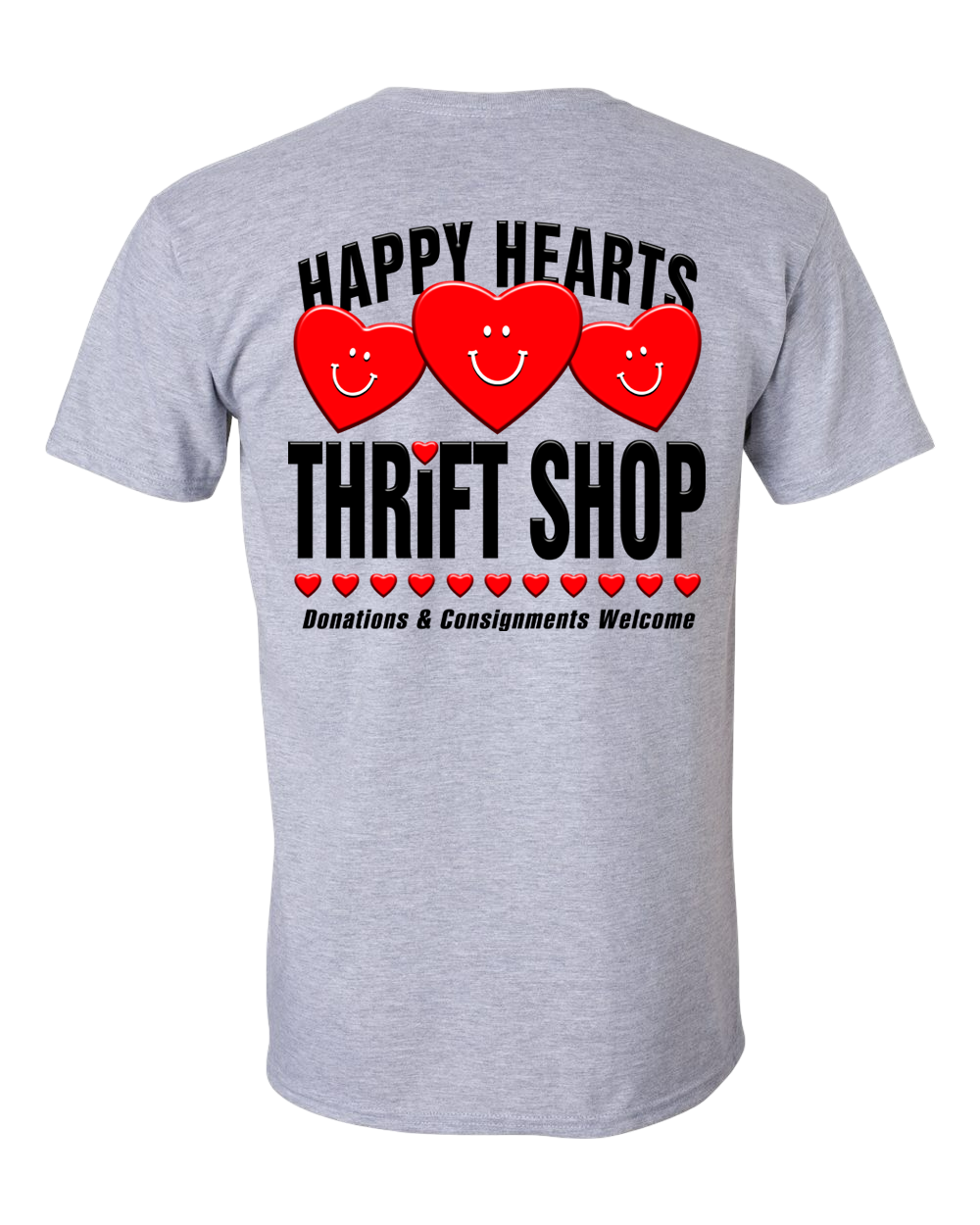 Custom Logo "Happy Hearts Thrift Shop"