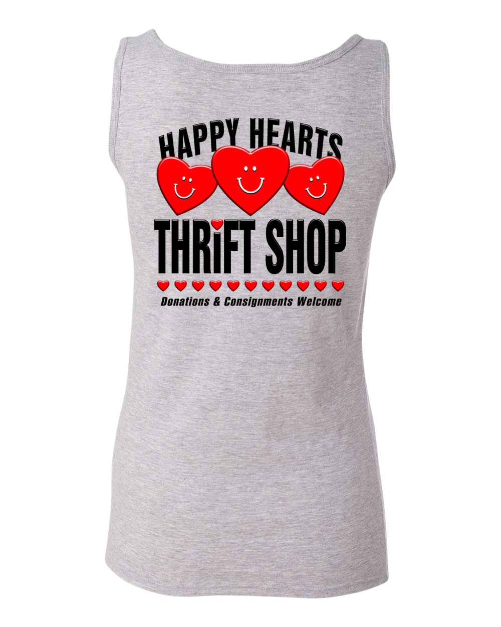 Custom Logo "Happy Hearts Thrift Shop"