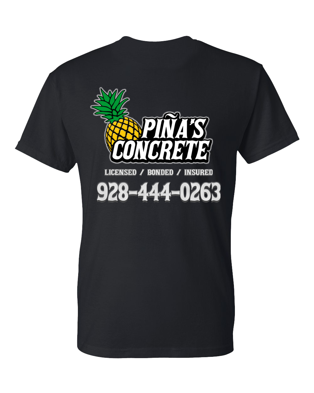 Custom Logo "Pina's Concrete"